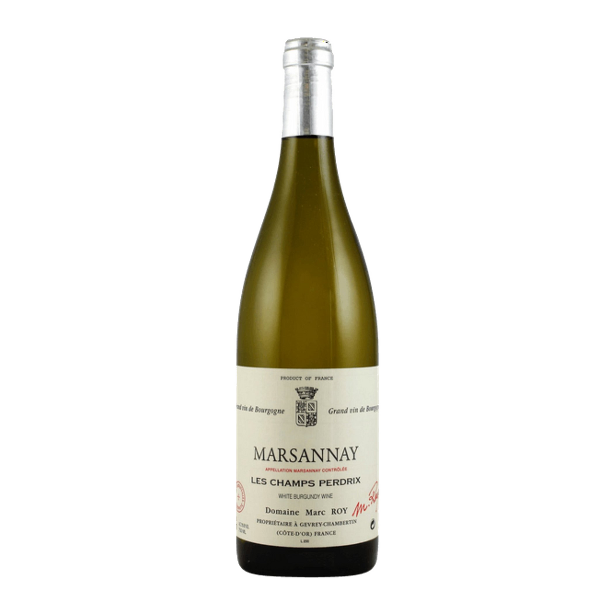 Marc Roy Marsannay Champs Perdrix Blanc bottle