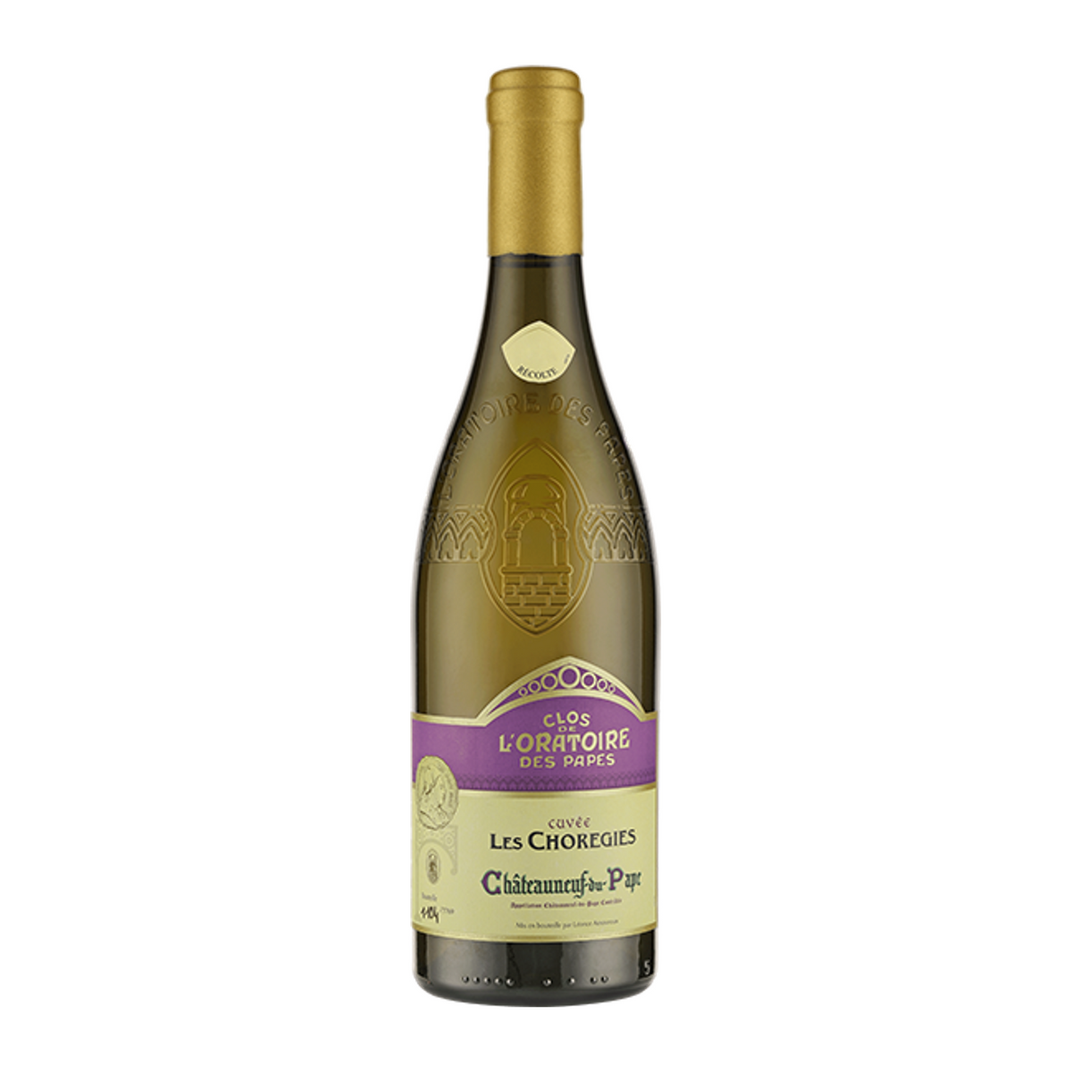 Clos de L'Oratoire des Papes Chateauneuf-du-Pape Les Chorégies Blanc bottle