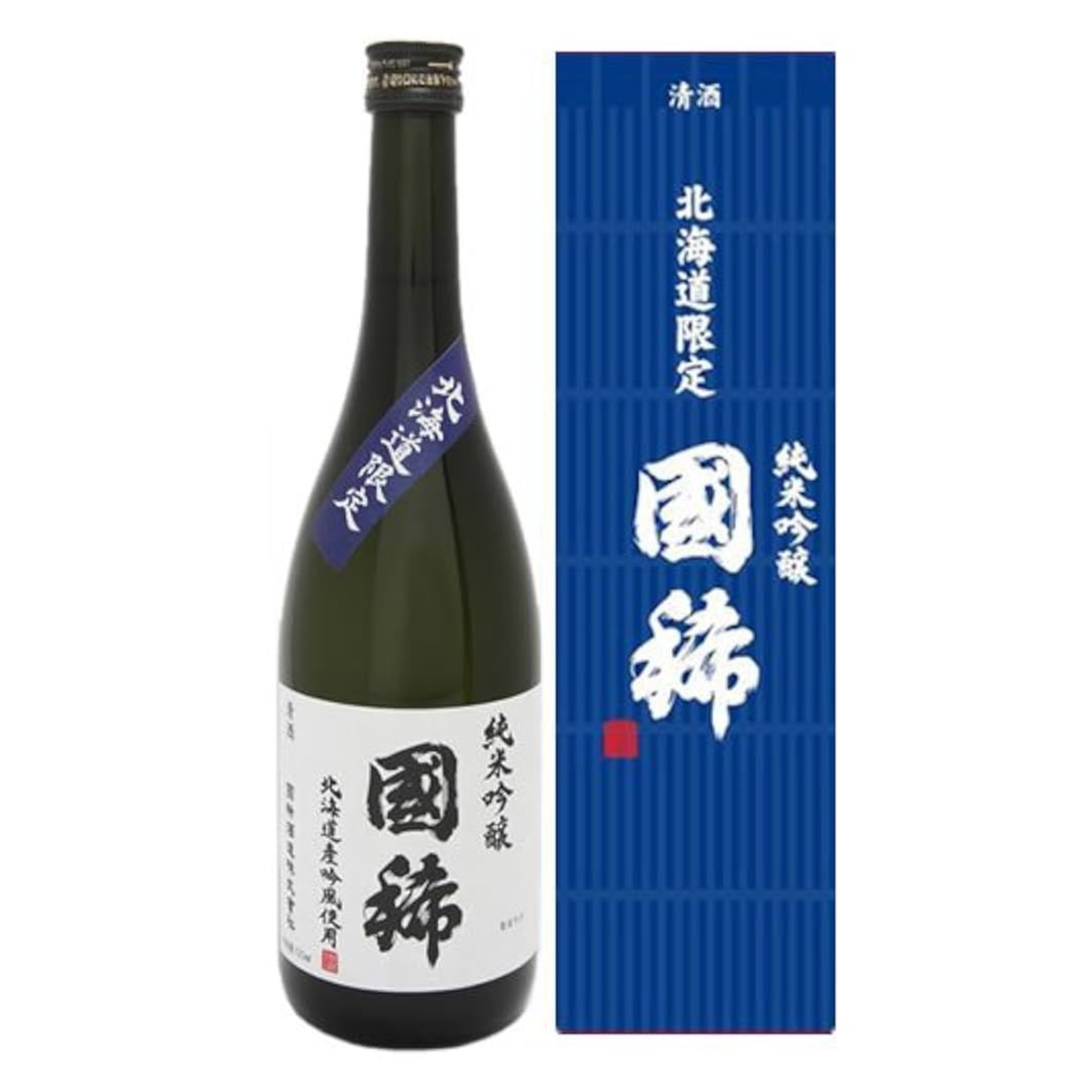 Kunimare — 国稀 北海道限定 純米吟醸酒 (100% 吟風) 箱付き — NV — 720ml