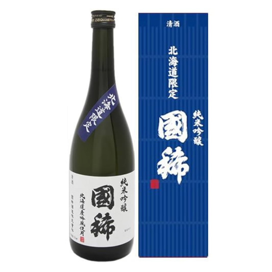 Kunimare — 国稀 北海道限定 純米吟醸酒 (100% 吟風) 箱付き — NV — 720ml