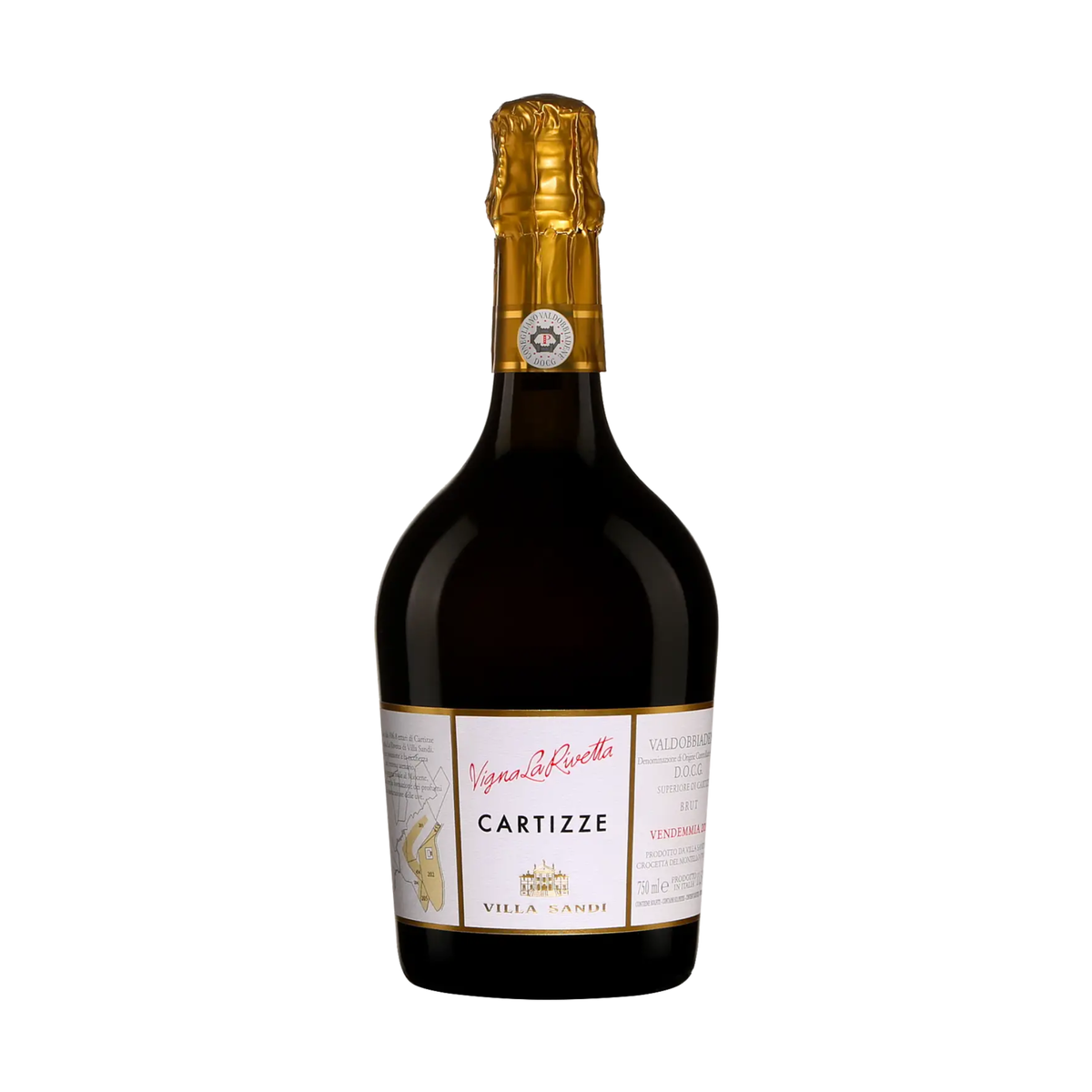 Villa Sandi — Valdobbiadene Superiore di Cartizze DOCG Brut "Vigna La Rivetta" — 2022 — 750ml