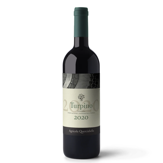 Querciabella Turpino; representative 2020 label, product vintage 2021