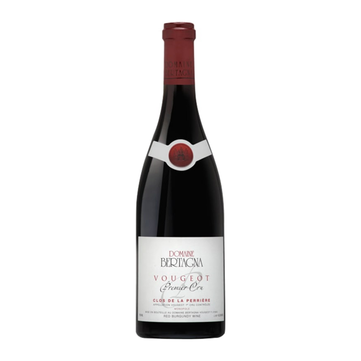 Domaine Bertagna Vougeot Clos de la Perriere; bottle image for reference