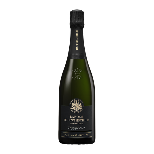 Champagne Barons De Rothschild — Triptyque 2019 (50% Chardonnay, 50% Pinot Noir) — 2019 — 750ml — bottle image for reference