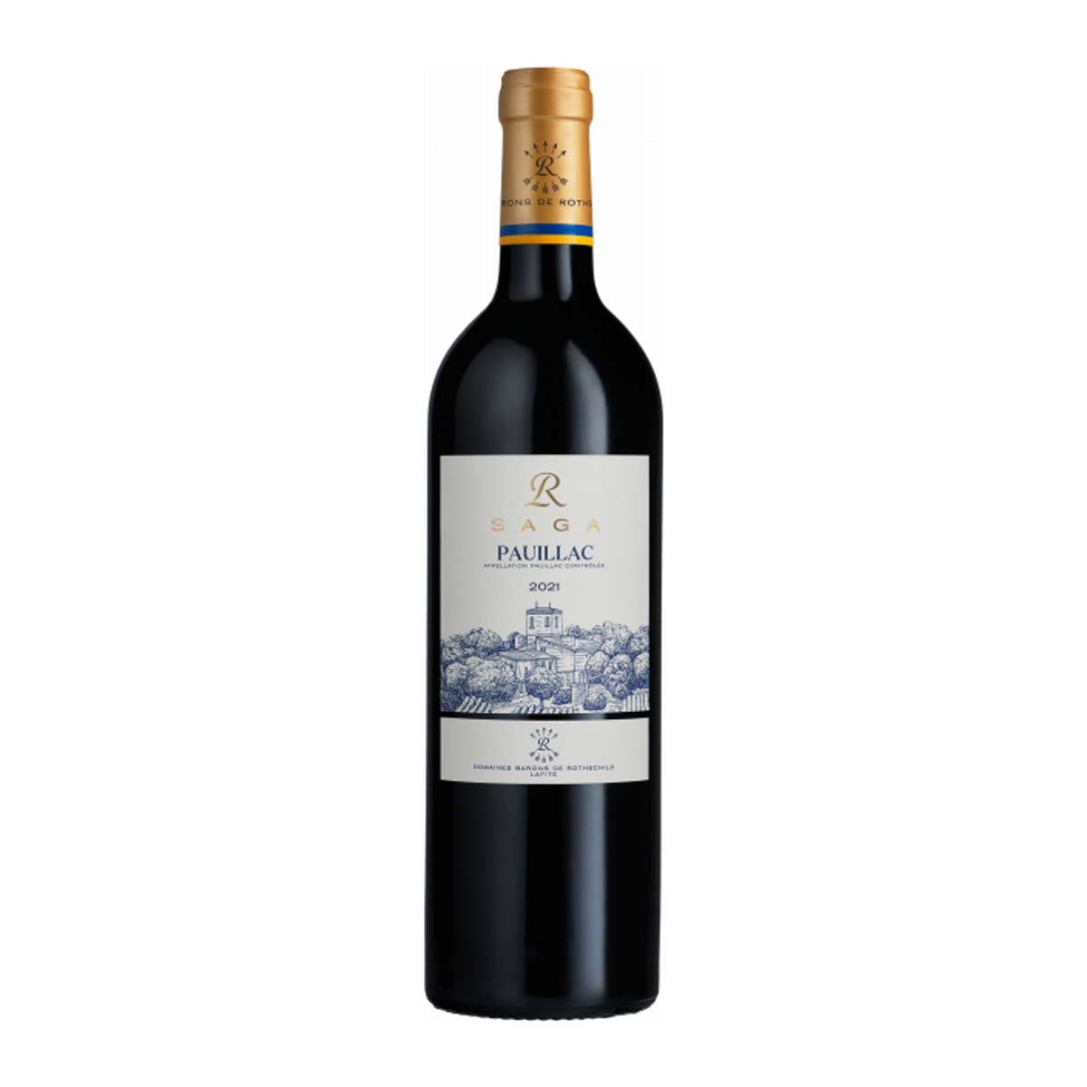 Saga — Saga R Pauillac (Cabernet Sauvignon, Merlot) — 2021 — 750ml — bottle image for reference
